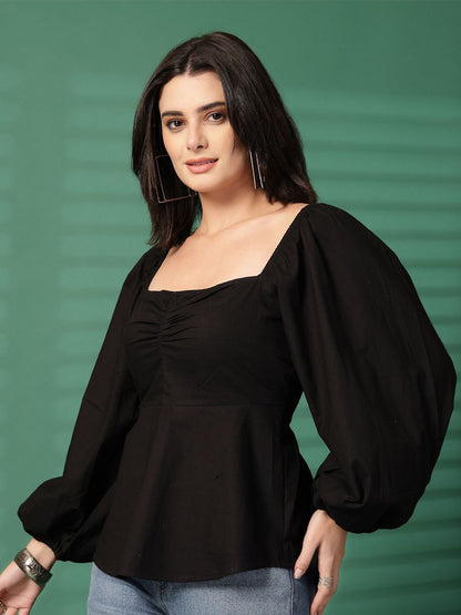 Square Neck Cotton Top