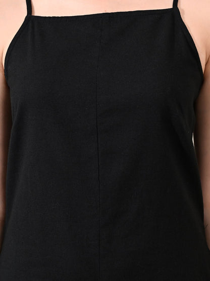 Women Sleeveless Basic Jumpsuit