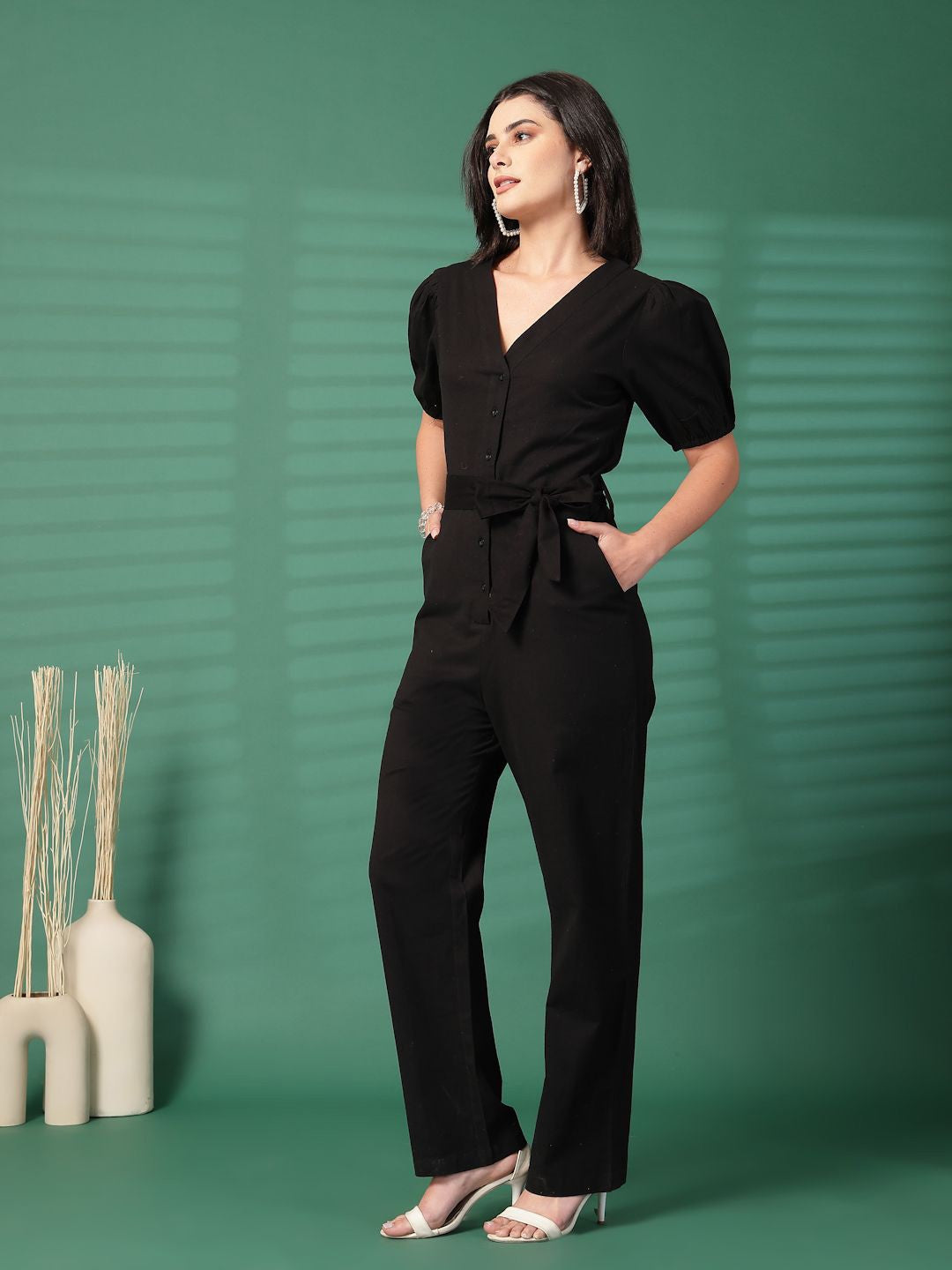 Fuchsia Basic Jumpsuit