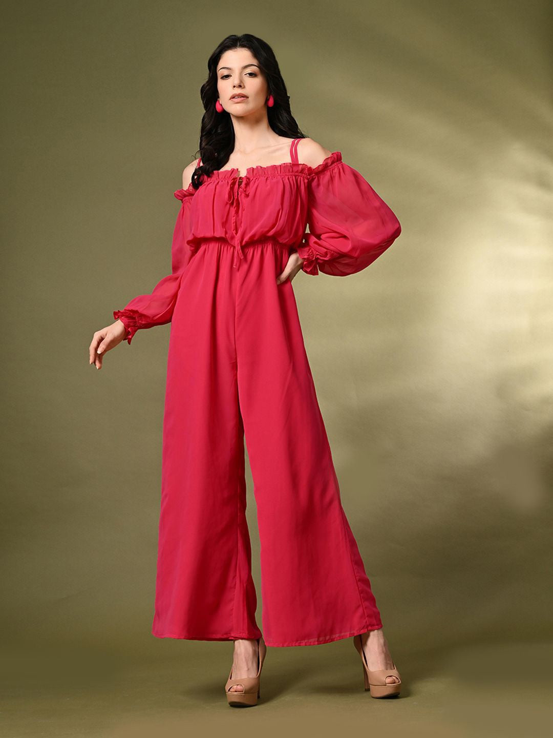 Women Off-Shoulder Basic Jumpsuit
