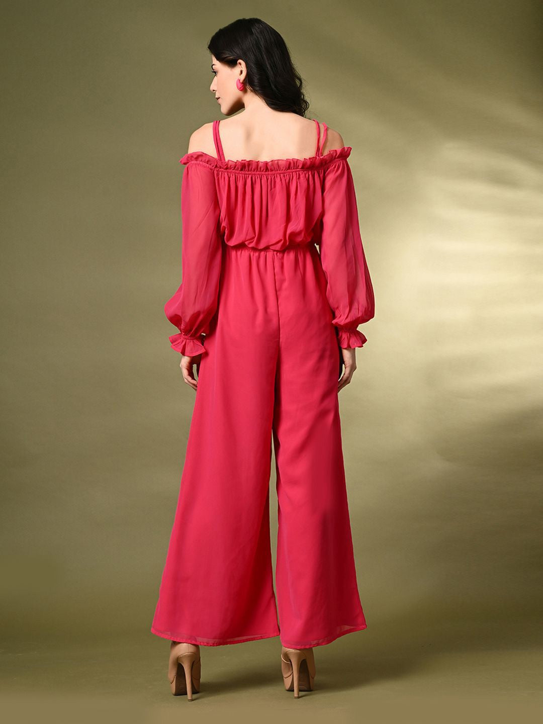Women Off-Shoulder Basic Jumpsuit