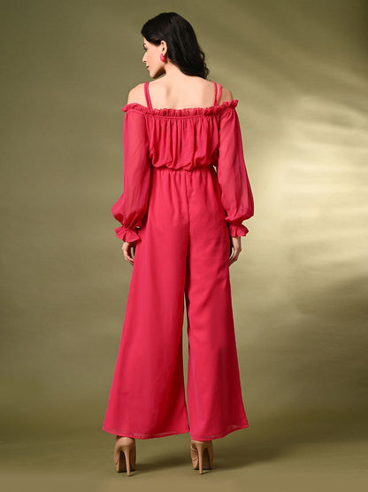 Women Off-Shoulder Basic Jumpsuit