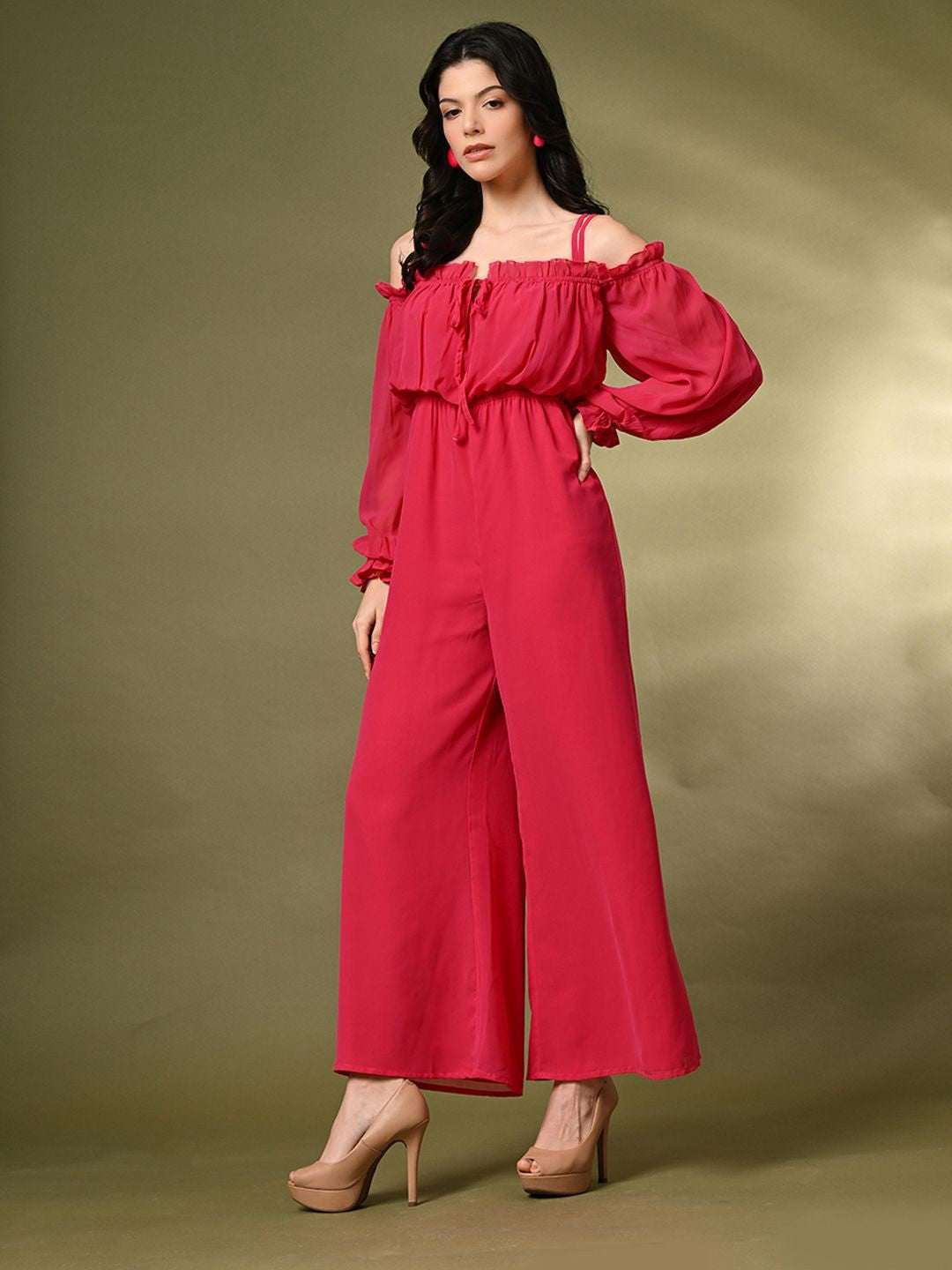 Women Off-Shoulder Basic Jumpsuit